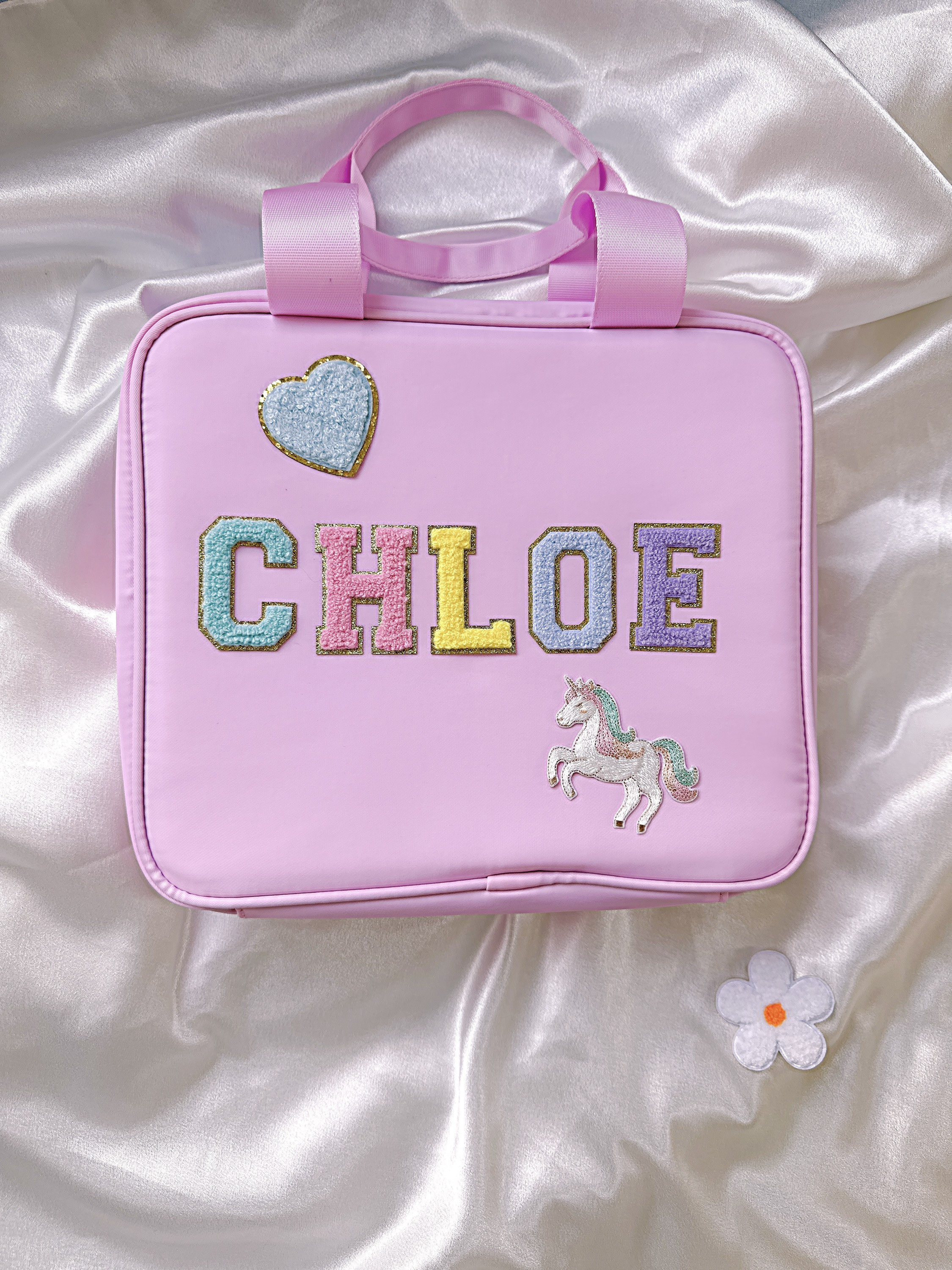 Personalised Hamster Lunch Bag Girls School Insulated Lunchbox Childrens  Girl Pink Cute Purple Lunchbag KK50 