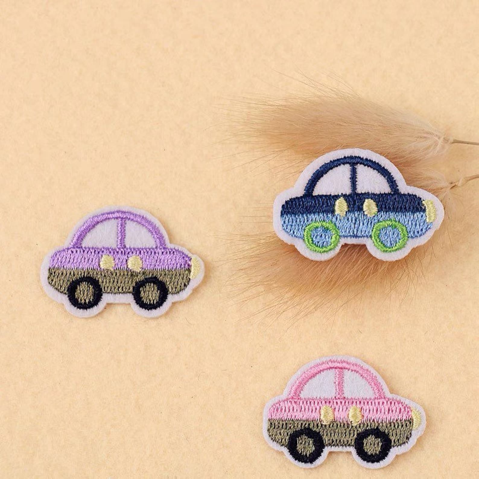 3 PIECES Embroidered car patch iron on patch cars custom car Etsy