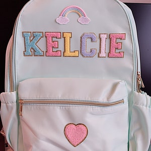 Regalo para niños Mochila personalizada para niños Mochila para niños Regreso a la escuela Mochila personalizada mochila personalizada regalo hecho a mano imagen 9