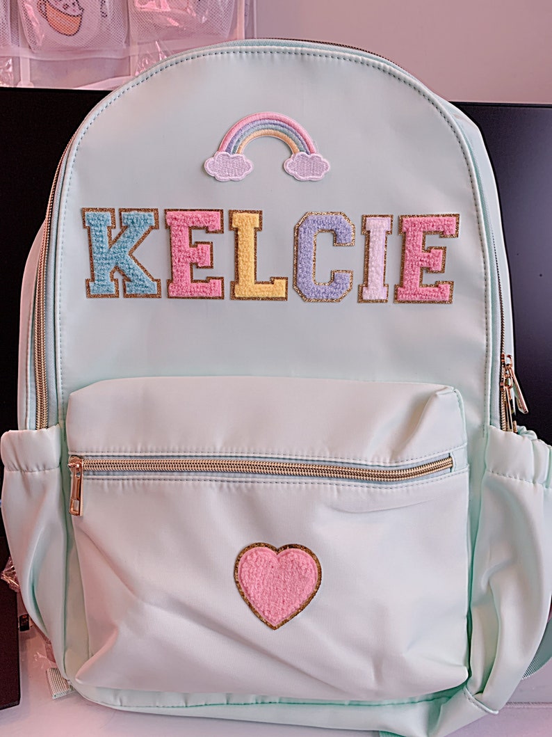 Regalo para niños Mochila personalizada para niños Mochila para niños Regreso a la escuela Mochila personalizada mochila personalizada regalo hecho a mano imagen 9