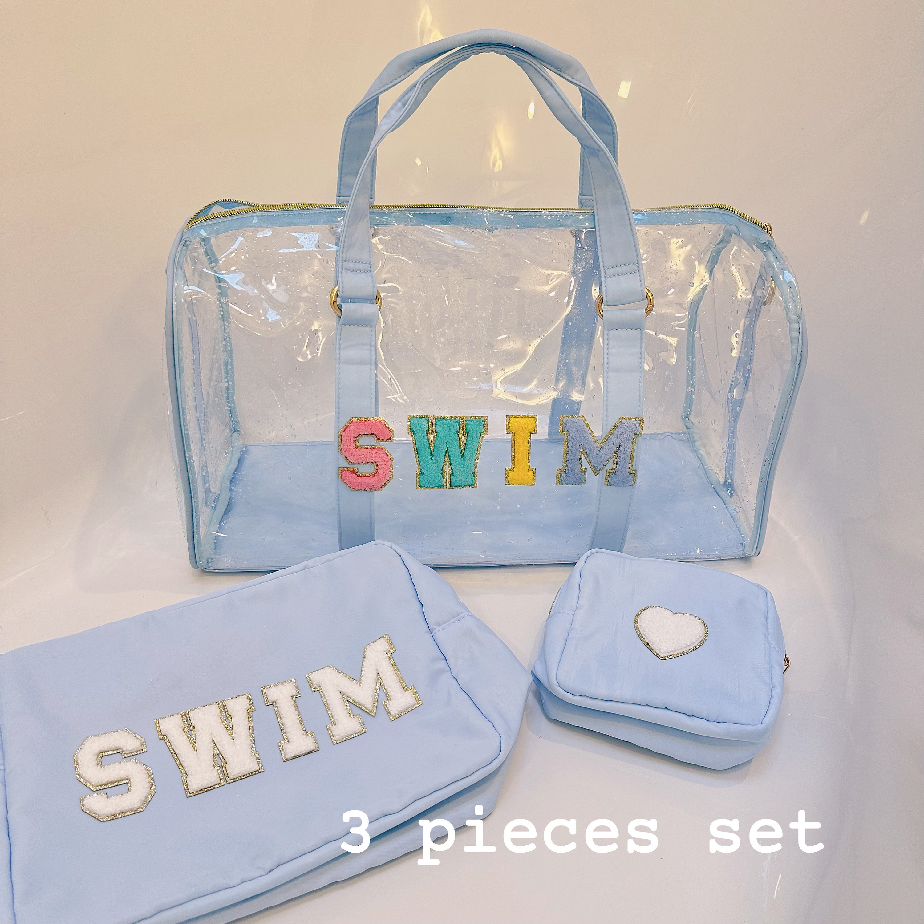 Beach Bag Personalized Bag Beach Tote Clear Duffle Bag Dance Bag Personalized Duffel Swim Bag Gift for Girls Etsy