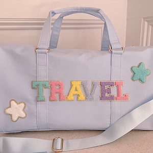 Sac de voyage pour enfants, sac de sport, sac de danse pour filles avec nom, cadeau d'anniversaire pour filles, cadeau enfant personnalisé, cadeau pour enfants, sac de ballet personnalisé,