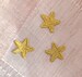 Star patch, shiny star patch, tiny star patch, iron on star, iron on patch, cute patches, patch for clothing, patch for hat - 3 pieces 