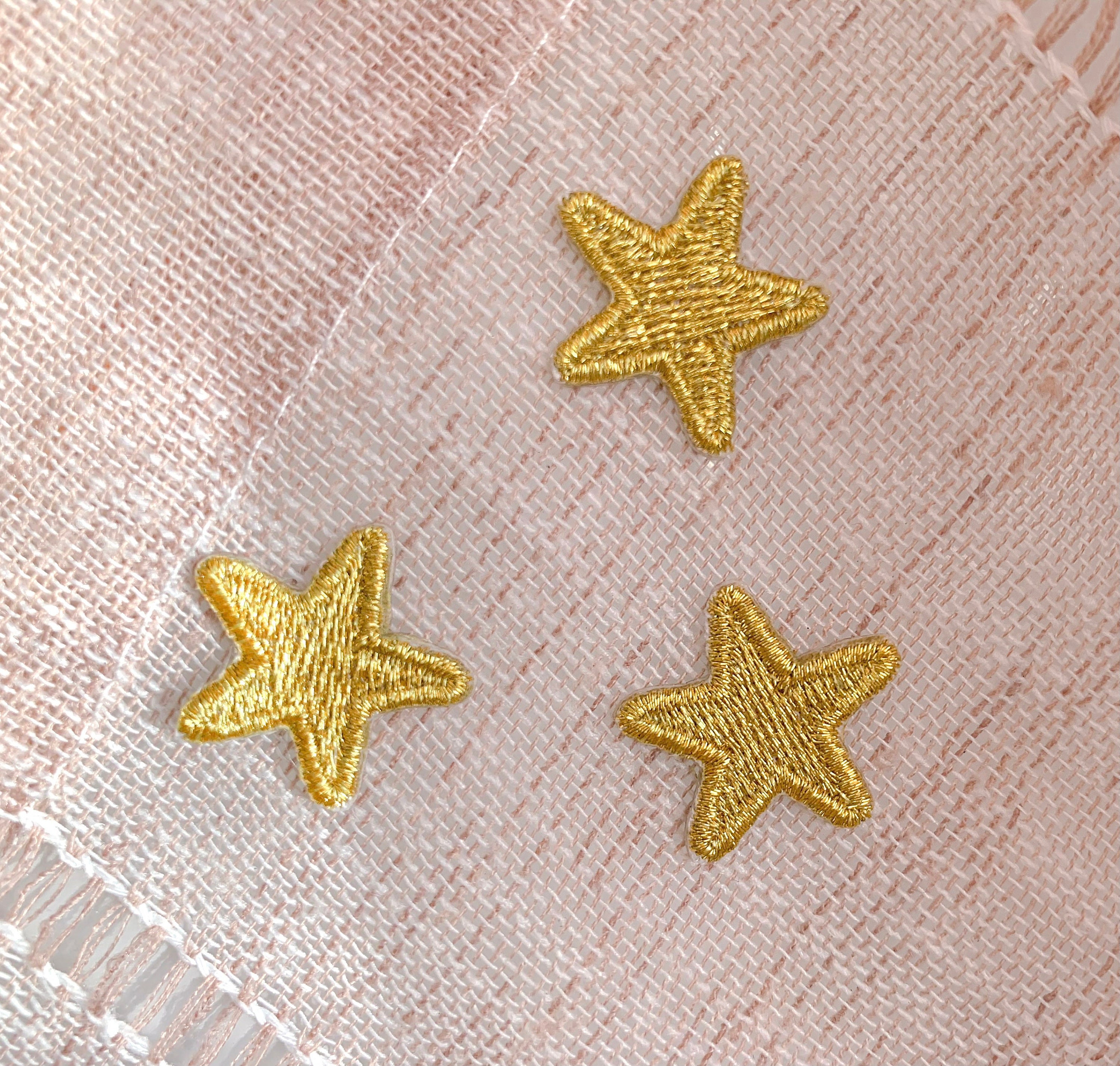  Gold Star Patch 5 Pieces Tiny Gold uKET Embroidery Star Patches  with Fine Metallic Thread. Iron on Backing 1.25 inches : Arts, Crafts &  Sewing
