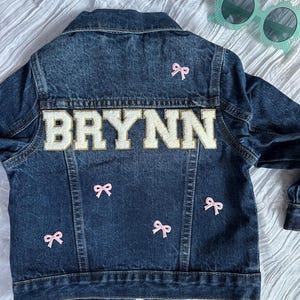 Personalized Kids Jean Jacket: Custom Name & Patches
