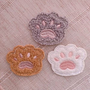 Paw patches, self adhesive patch, iron on patch, dog patch, cute patches, animal patch, dog mom gift, patch for clothing, patch for jacket