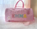 Personalized duffle bag, dance bag, Personalized tote bag, Gift for daughter, birthday gift kids, gift for kids, gift for girls, travel bags