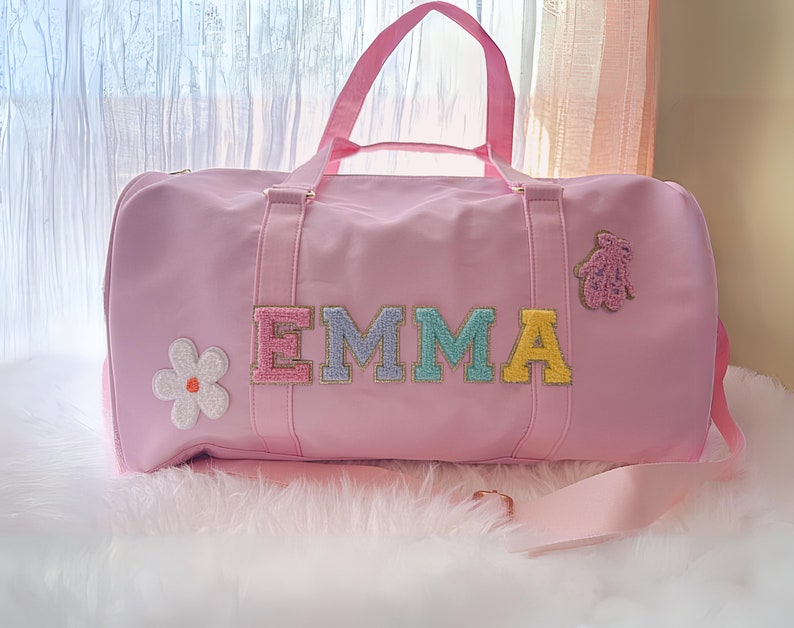 Personalized gift personalized bags custom duffle bag dance bag personalized duffel birthday gift personalized gift for kids image 1