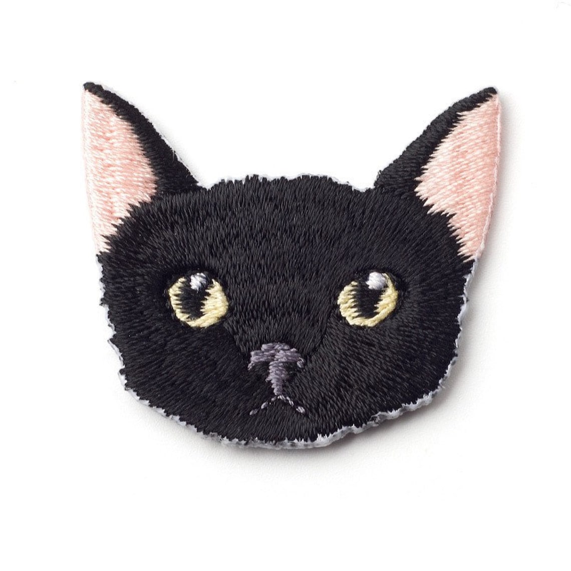 Cat Patch Iron on Patch Cute Patch Embroidered Cat Iron on Etsy UK
