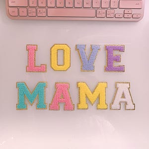 2.35 Inch chenille patch Iron on patches Chenille letters chenille varsity letters letters letters for clothes patch for jacket