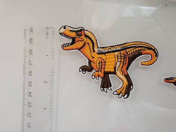 Dinosaur Patch, Iron on Patch,t Rex Patch, Iron on Dinosaur, Patch for Clothing,  Patches Iron on Diy Embroidery Patch, Dino Patch, Dino Gift 