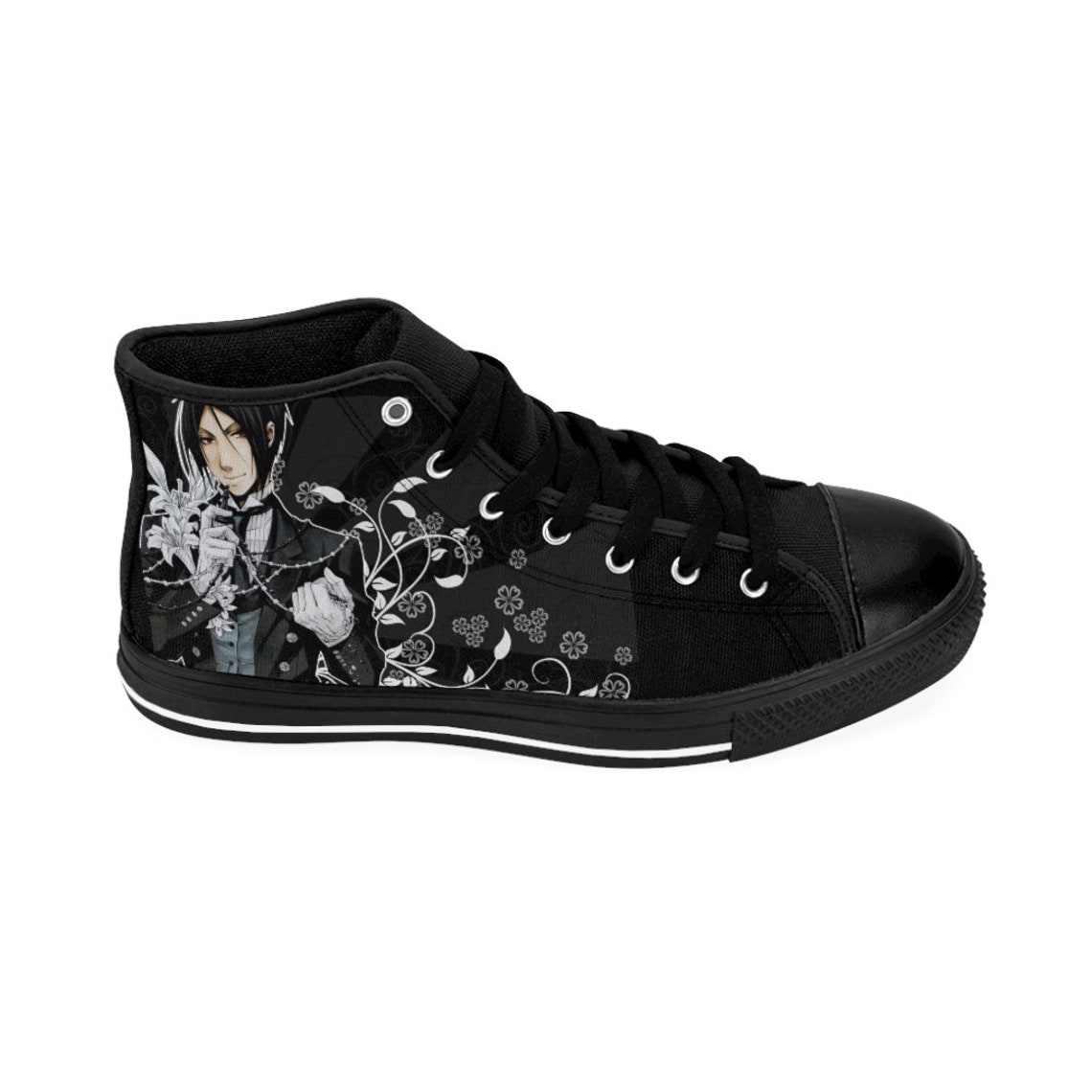 Black Butler Anime Converse Shoes Sneakers | Etsy