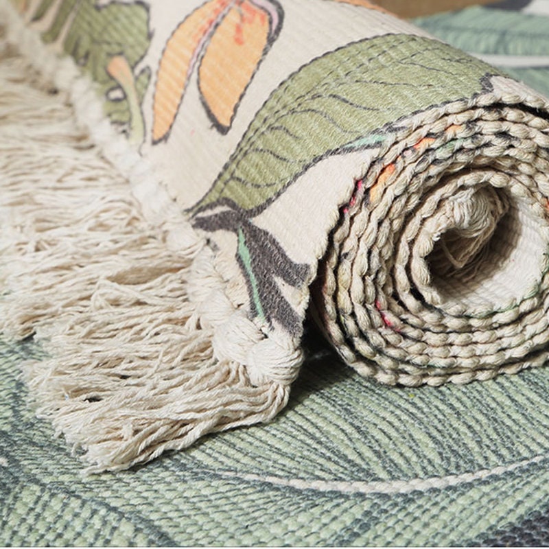 Weaved Tassel Rugs Boho Rugs for Housewarming Gift Bedside Etsy