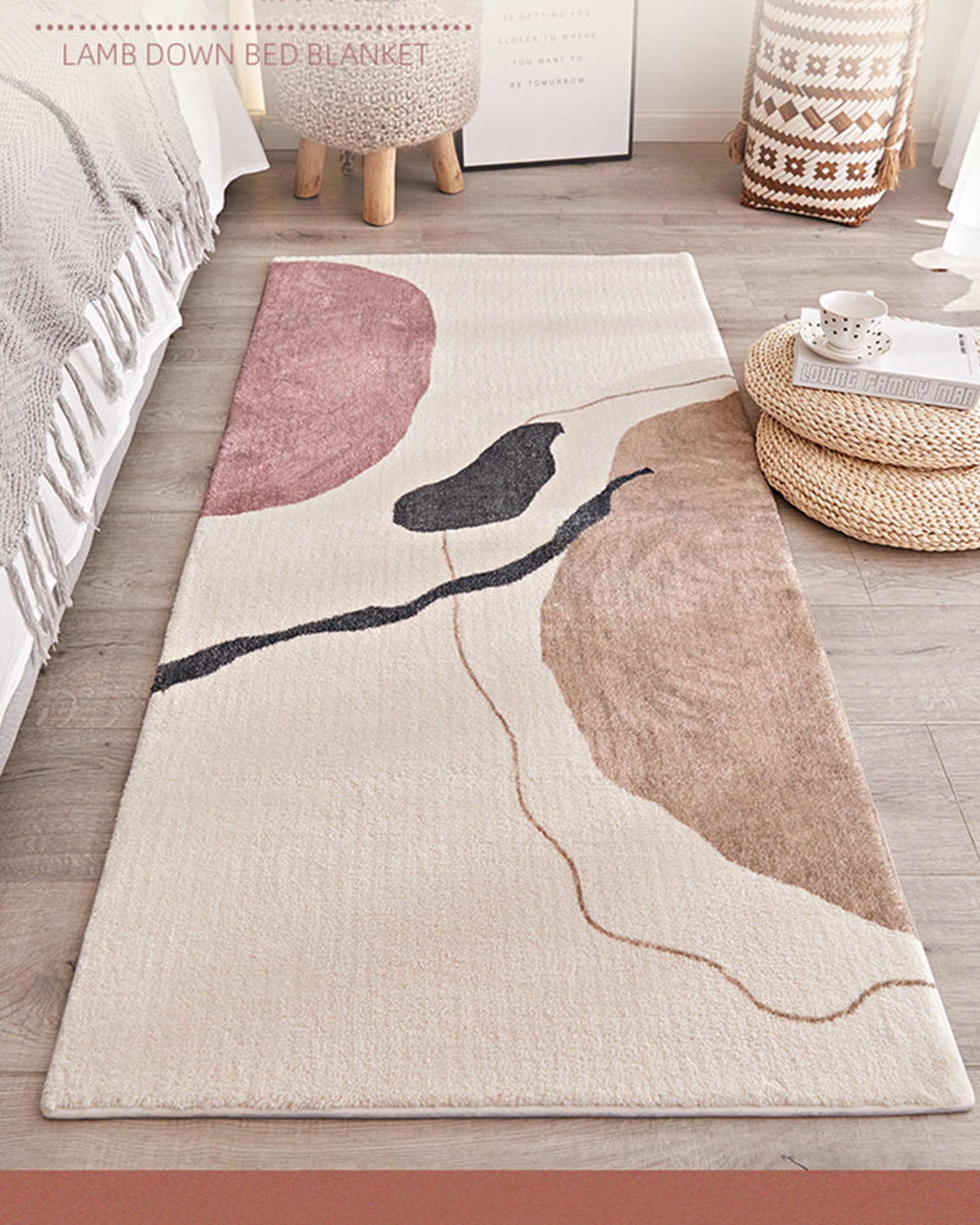 Alfombras peludas para el dormitorio alfombra de la sala de | Etsy