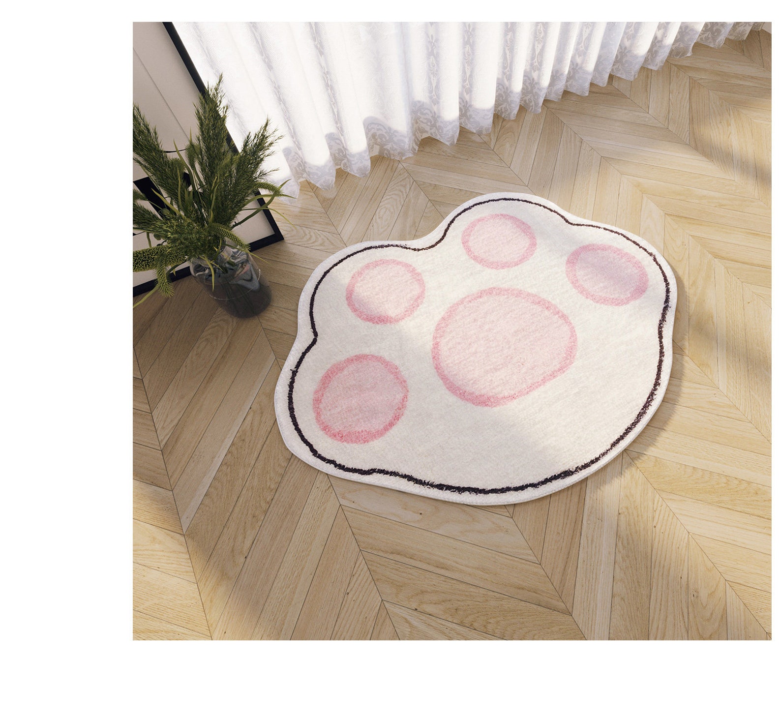 Nursery Room Rug Girls Room Decor Mat Cute Cloud Rug Soft Etsy