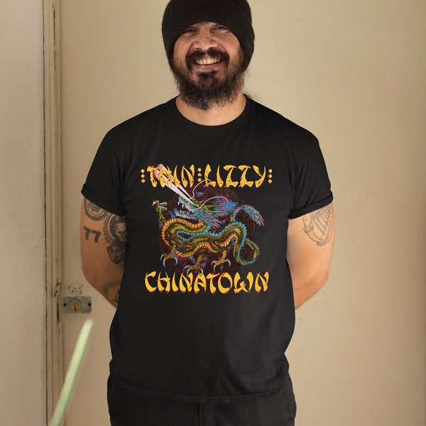 Thin Lizzy Chinatown Gift Birthday T Shirt Tee