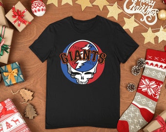 sf giants grateful dead t shirt