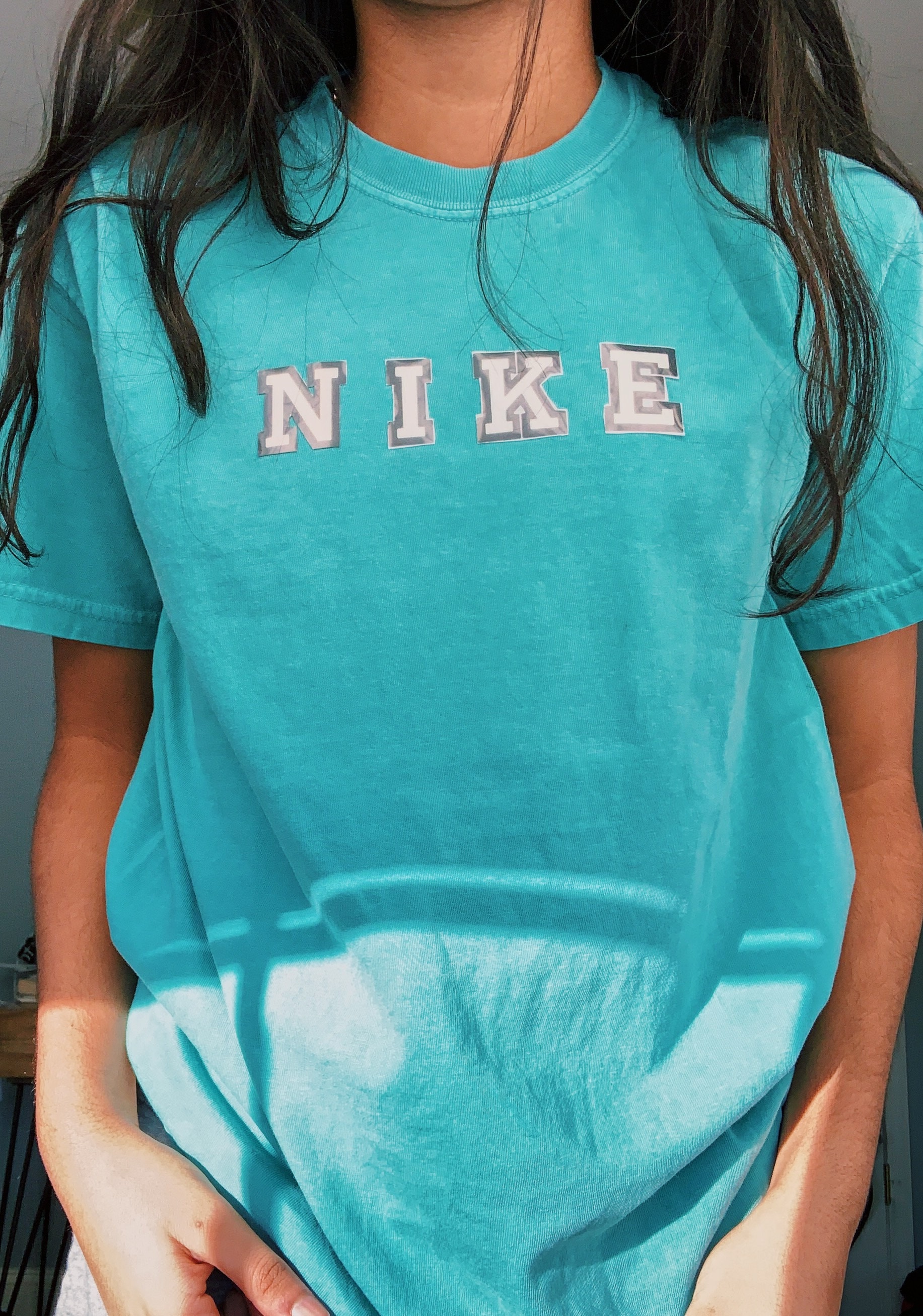 Blue Nike Shirt | Etsy
