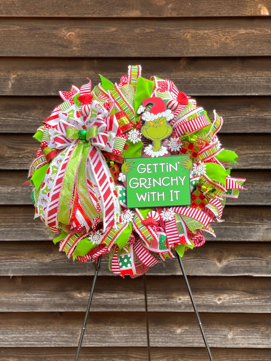 Grinch Wreath Grinch Decorations Grinch Swags Grinch Decor Etsy