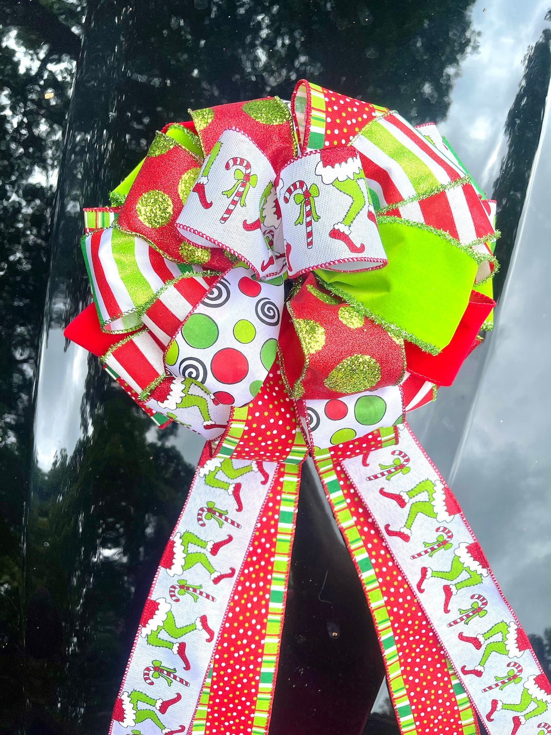 Grinch Tree Topper Grinch Christmas Decorations Grinch B - Etsy