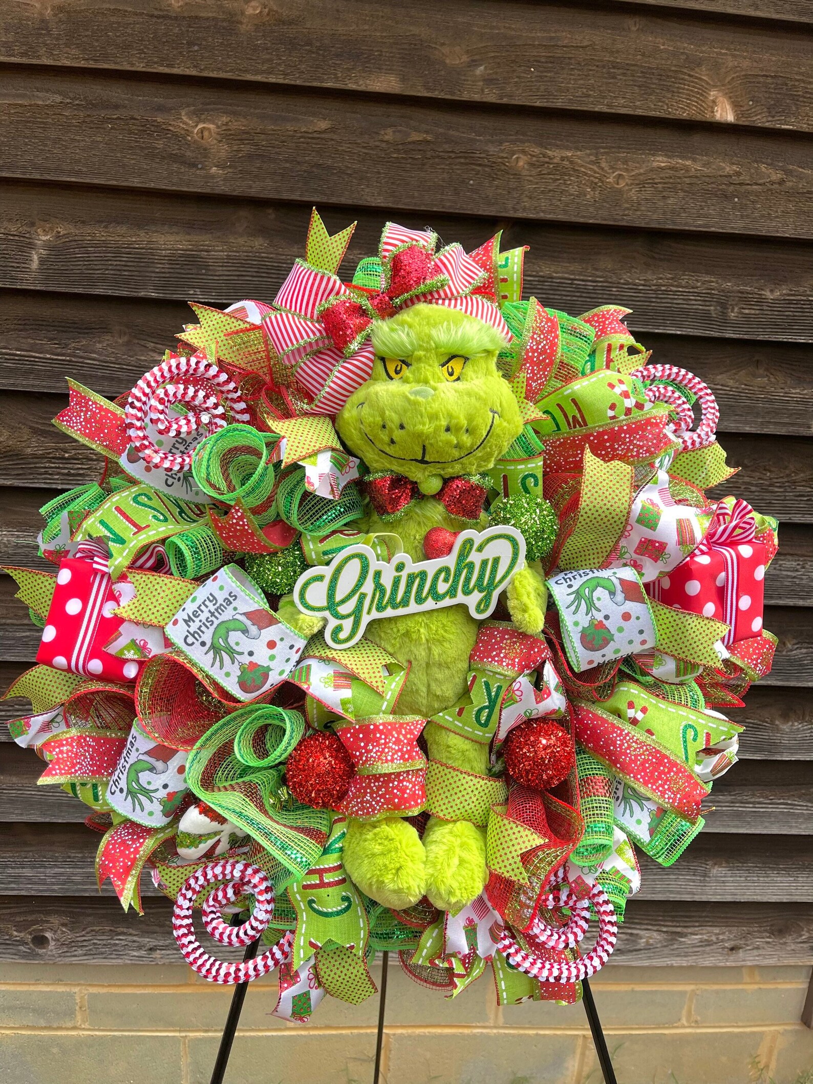 Grinch Wreath Grinch Swag Grinch Decor Grinch Decorations Etsy