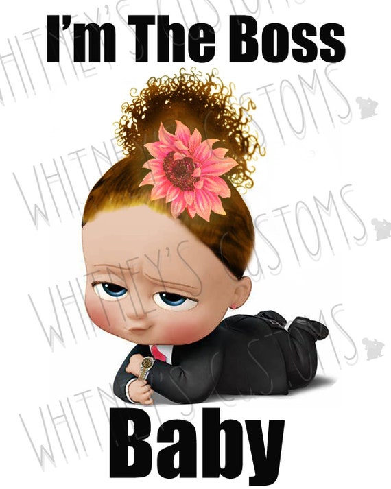 Girl Boss Baby I Am The Boss Poster - Etsy Finland