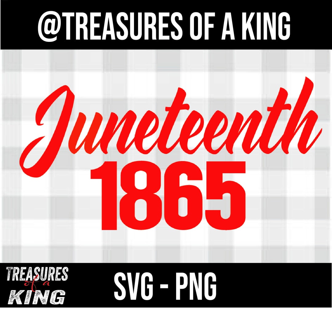 Juneteenth 1865 Svg Juneteenth Svg - Etsy