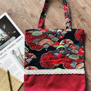 Vintage Tote Bag, Handgemachte Tragetasche, Blumen bedruckte Tasche, handgemachtes Geschenk, Sommertasche, Strandtasche, Geburtstagsgeschenk, Geschenk für Sie, Geschenk für Mama