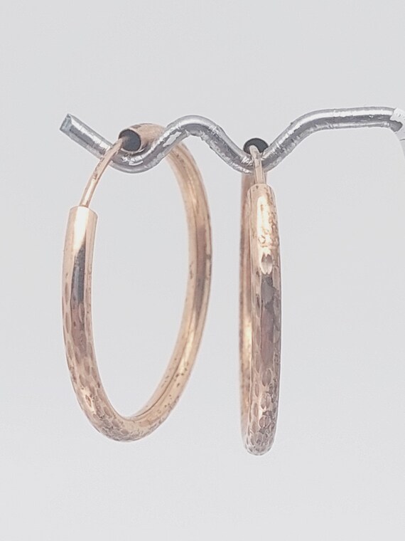 3 cm nostalgic hoop earrings 925 silver earrings … - image 6