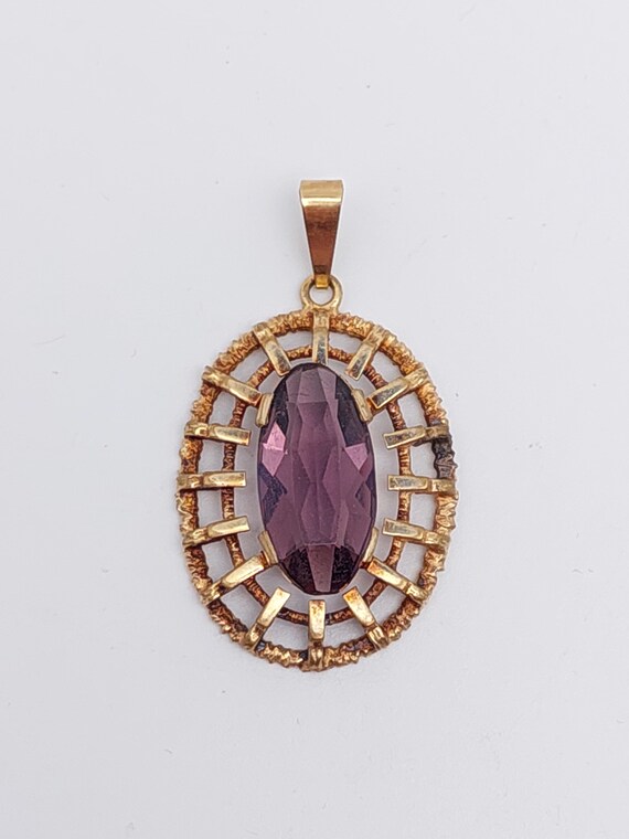 PENDENTIF VINAIGRETTE bijou ancien ART NOUVEAU 1900 métal doré parfum