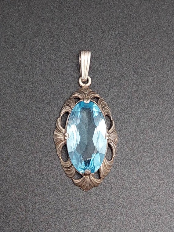 Pendentif Ancien En Argent 835 - Représentant Saint Hubert (chasse) - Occasion