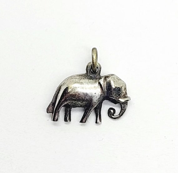 Schöner Silber Anhänger Charm Elefant Kettenanhänger Anhänger