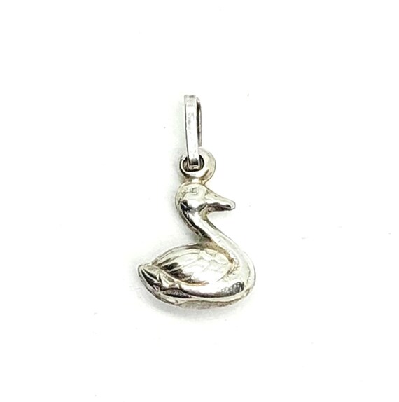 Schöner 925er Silber Anhänger Charm Ente Kettenanhänger Anhänger