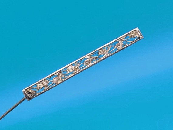 Nostalgic floral 835 silver brooch flower Art Nouveau brooch