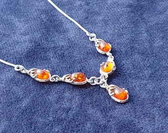 Pendentif Ancien En Ambre Avec Monture Argent 835 - Vintage, Occasion, Style Ancien