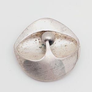 Stylish brooch 835 Sterling silver vintage Scandinavian design