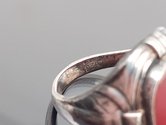 Bague En Argent Vintage Pour Homme – Taille 55 – Occasion Très Bon état