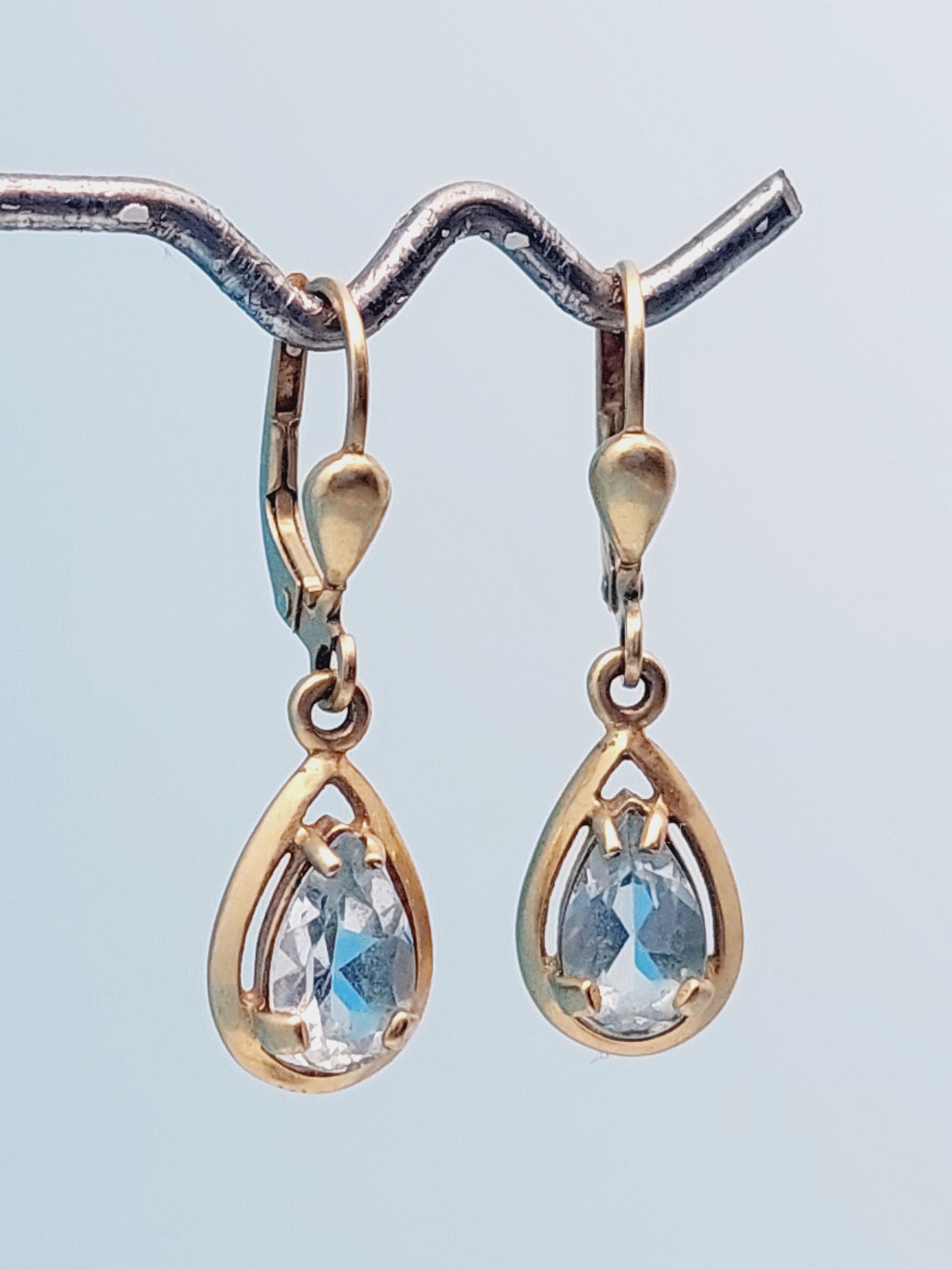 Edwardian Style Aquamarine Diamond Drop Earrings 3.2ct Aquas - Etsy