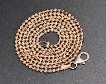 Modern Sterling Chain Ball Chain Curb Chain Link Chain 61 cm #74