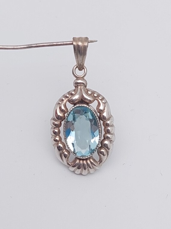 Produktbild von Antiker Anhänger Jugendstil Lauer & Wiedmann In Silber Mit Granat, € 220,00