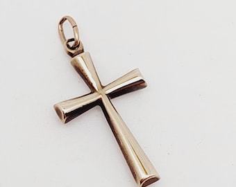 Nostalgic 8k 333 gold pendant cross yellow gold charm 8 K crucifix