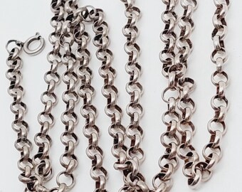 Art Deco F.binder FBM 835 Silver Decorative Chain Necklace Length