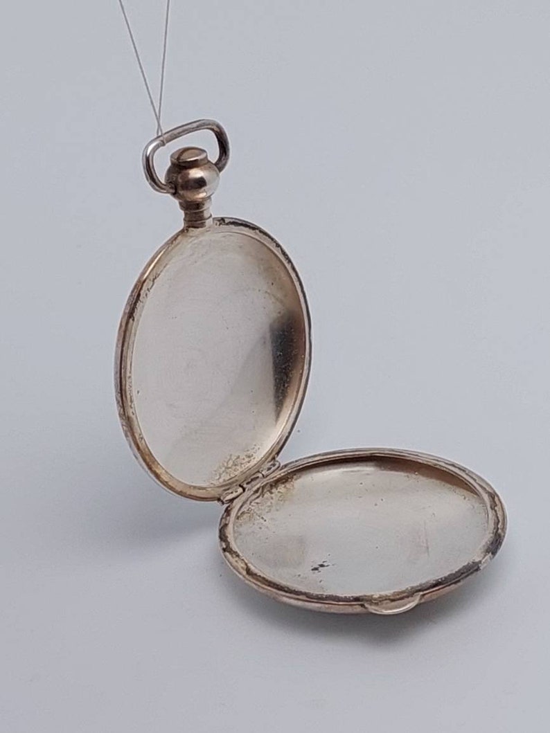 Shops Antique 800s Silver Box Pillbox Pocket Watch Pillbox Box for Pills