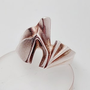 Vintage Lapponia silver ring Björn Weckström size 14 Scandinavian design