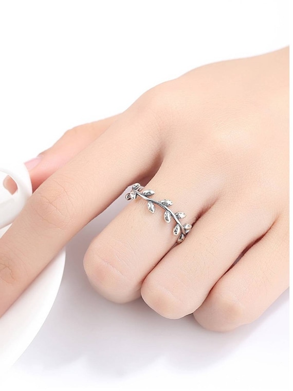 Size 13 Vintage Ring Open Ring Astring 925 Silver Ring