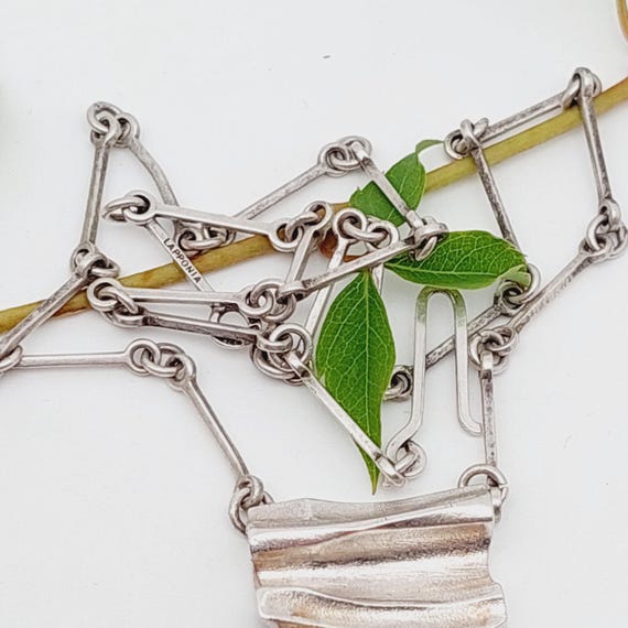 39 Cm Vintage Lapponia Necklace 925 Necklace Designer Jewelry