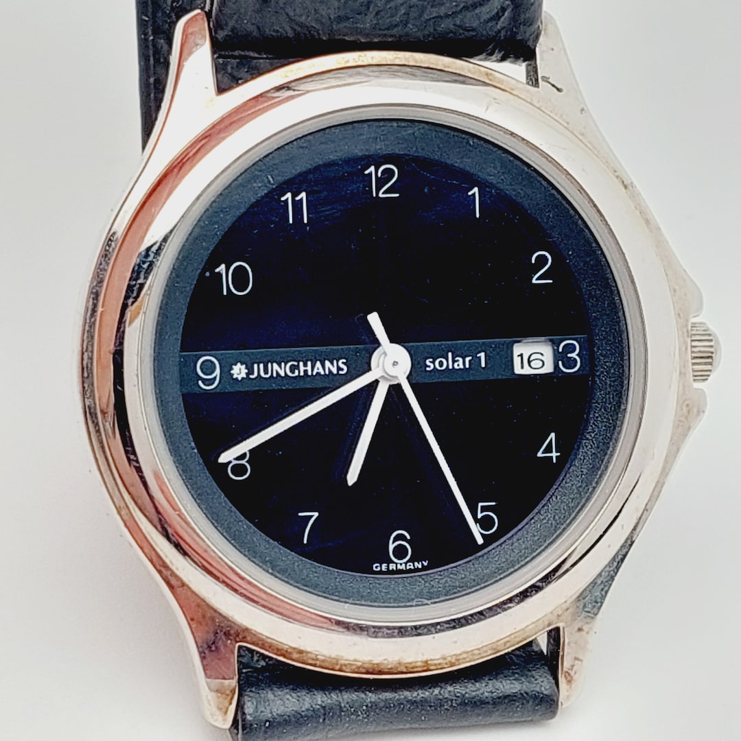 Junghans Solar 1 With Date 1960s Vintage Men s Watch Functional Etsy Ireland