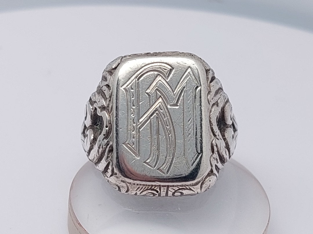 SIGNET RING シルバー925 真鍮無垢 コーラルレッド 11号 S825110c6303a472fa73d3ac12a941