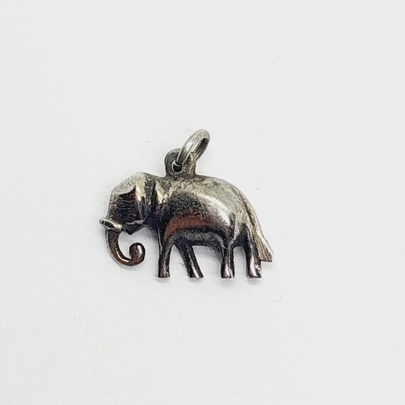 Schöner Silber Anhänger Charm Elefant Kettenanhänger Anhänger View 4