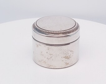 激安商品 Heart Silver Sterling Vintage Pill 1987 Size Small Box アンティーク雑貨